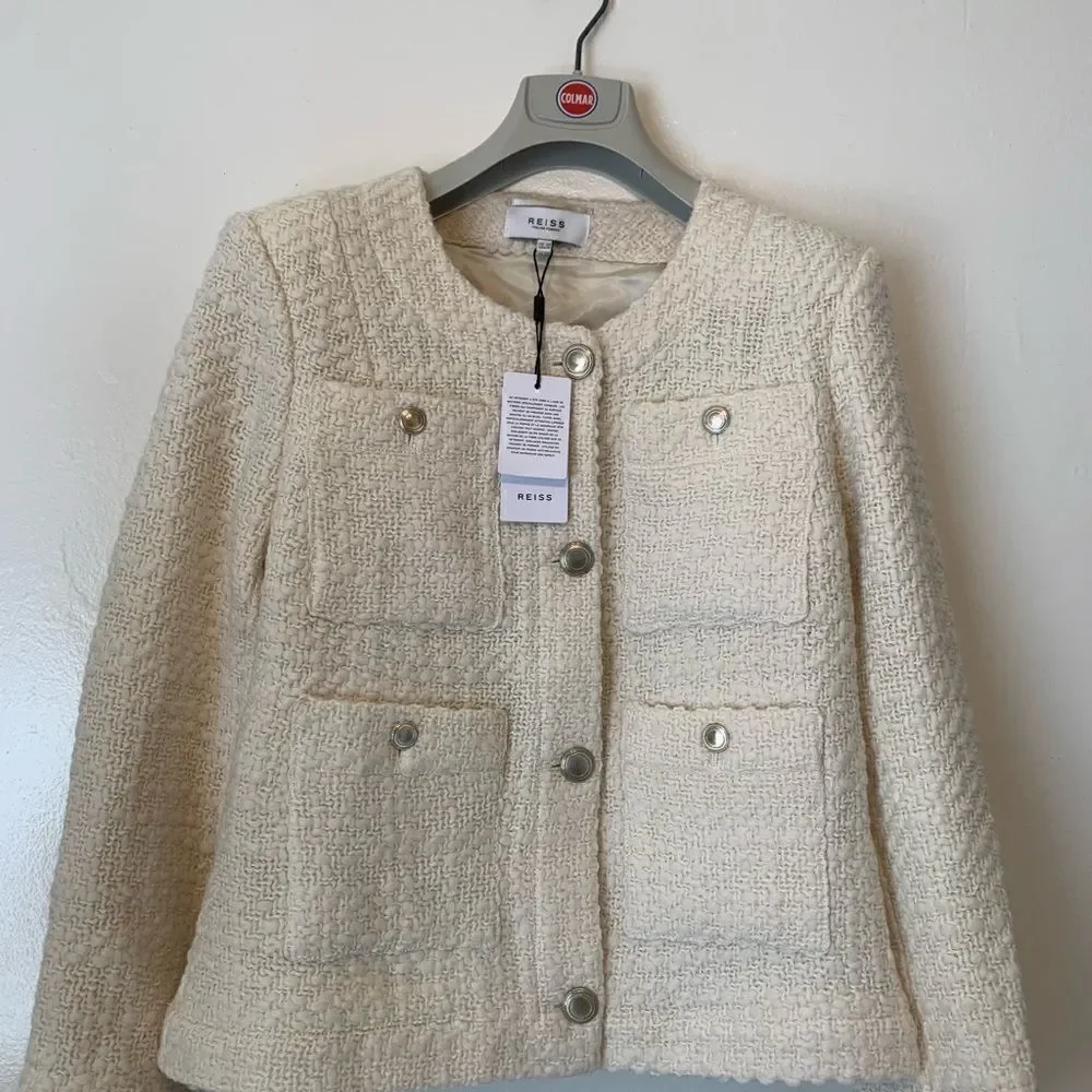 Reiss Women’s June elegance wool Cardigan size 8 , NWT - Picture 10 of 13